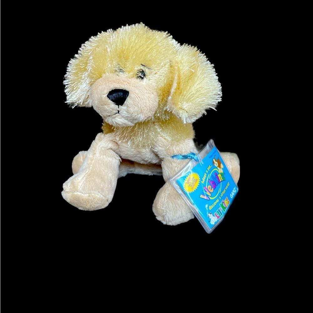 Webkinz Golden Retriever Dog Plush Ganz Puppy SEALED CODE Stuffed Animal NWT